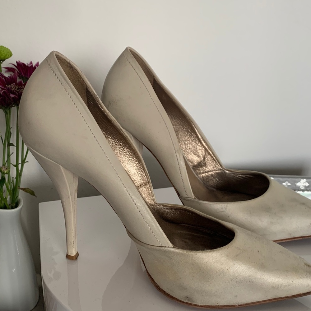 Lanvin White Pump